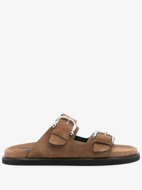 P.A.R.O.S.H. suede flat sandals 