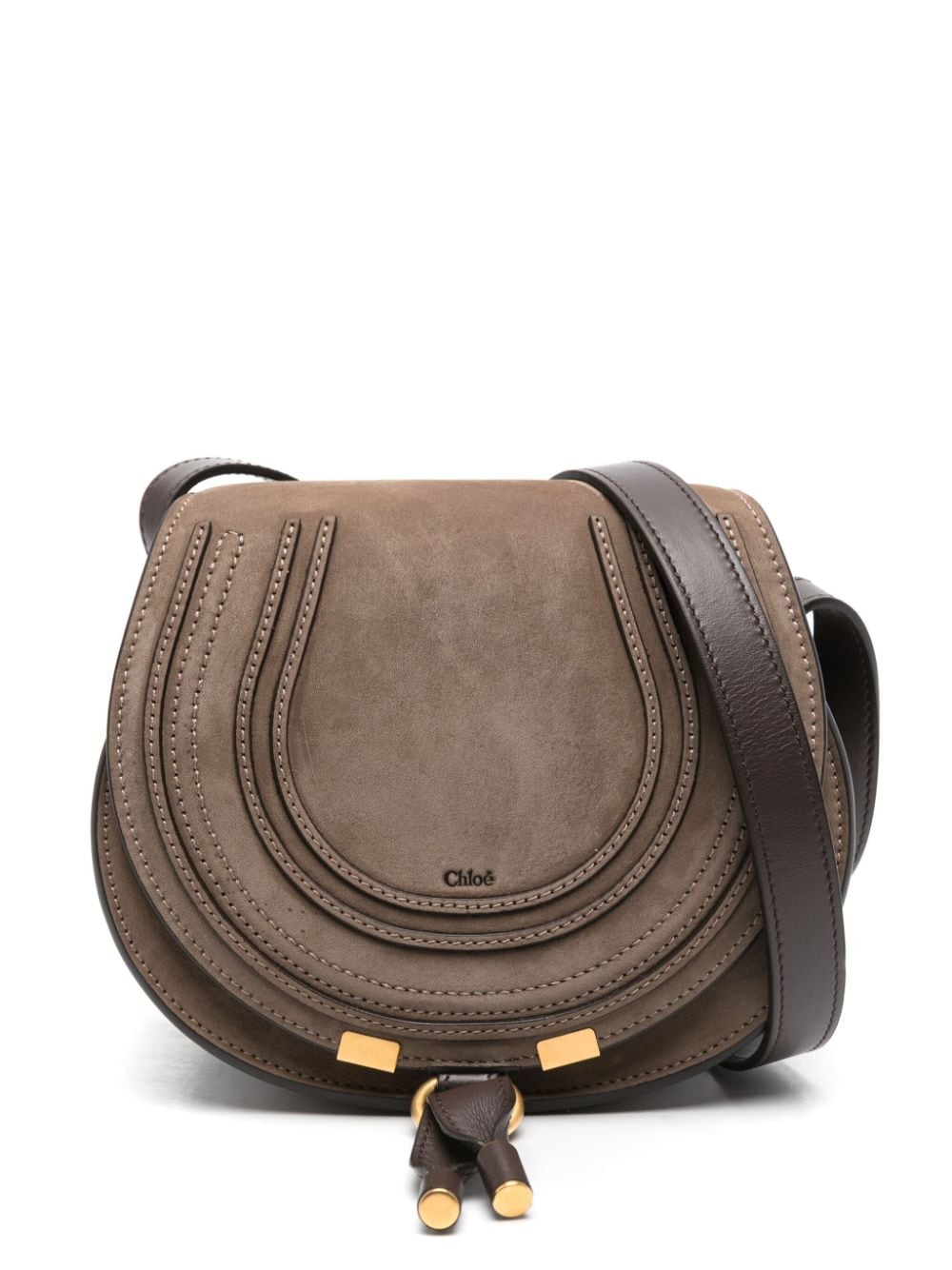 Chloé Marcie cross body bag - Marrone