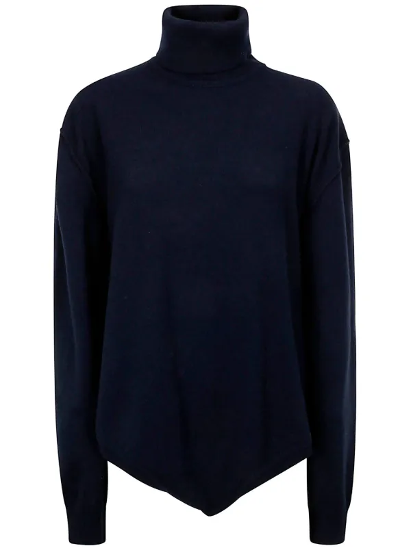 【関税&送料込】Maison Margiela Midnight Blue Mohair Blend P Maison Margiela Knitted mohair-blend Cardigan | Blue | FARFETCH