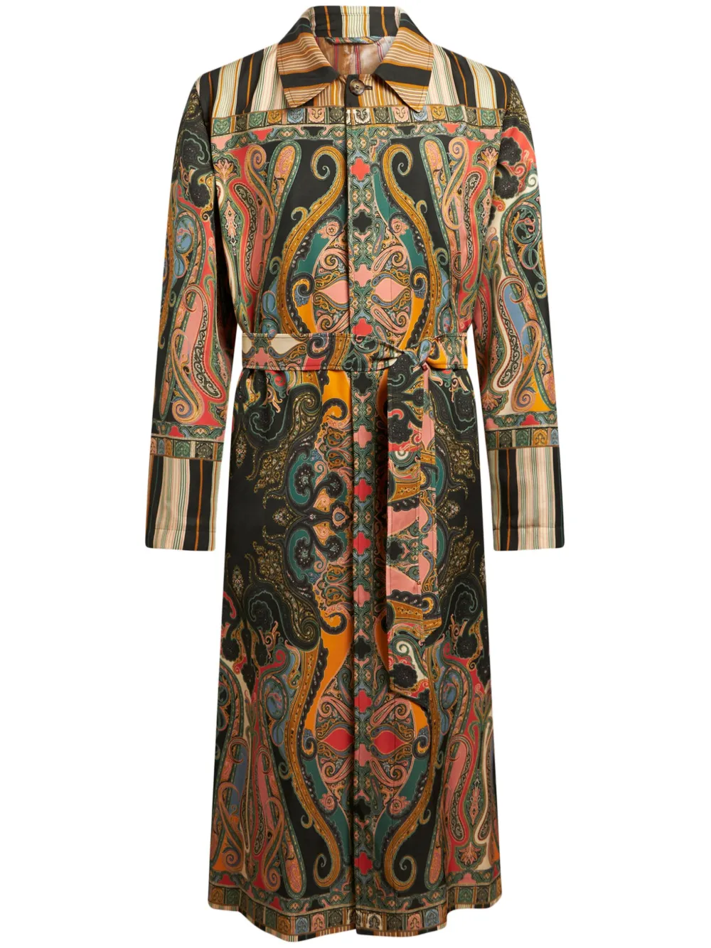 ETRO floral paisley overcoat | Neutrals | Image 1