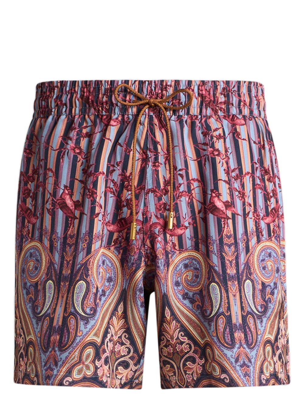 ETRO bird-print shorts - Pink