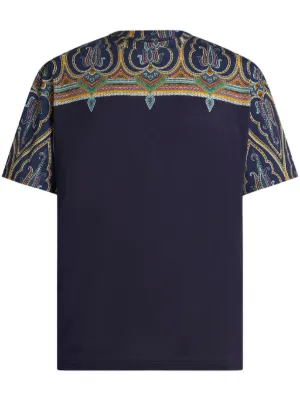 Tシャツ・カットソー ETRO FW23 PAISLEY PRINT SHIRT (11720_52040990) ETRO paisley-print Cotton T-shirt | White | FARFETCH JO
