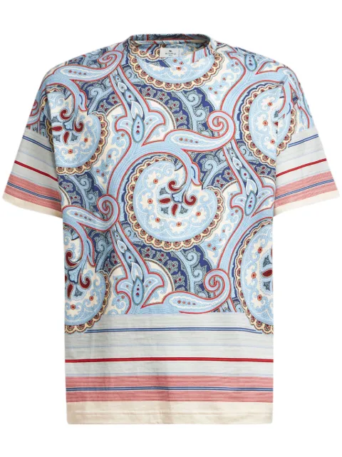 ETRO paisley-print T-shirt