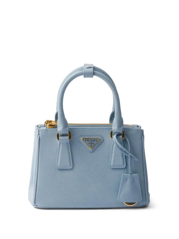 Prada Galleria Saffiano Leather Mini Bag Blue FARFETCH