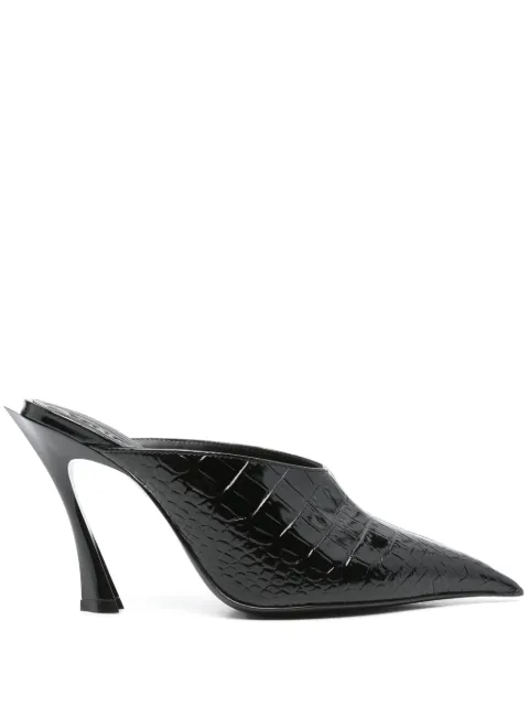 Mugler mules Fang con tacón de 95mm