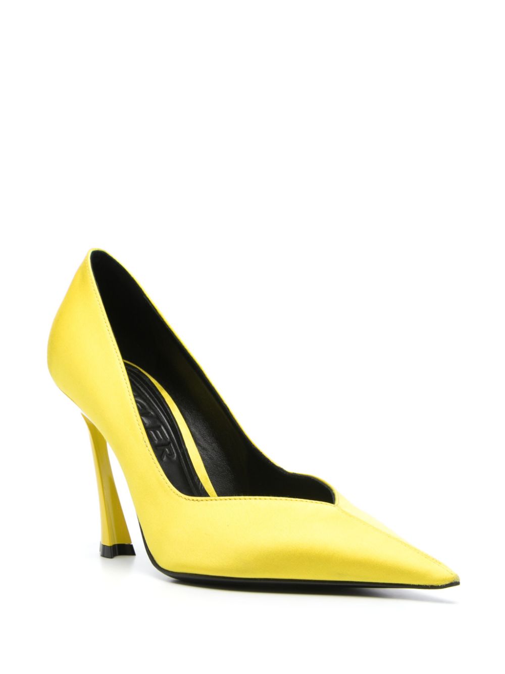 Mugler 95 mm Fang pumps - Geel