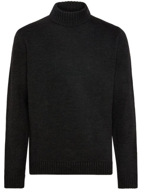 Boggi Milano merino wool polo neck jumper Men