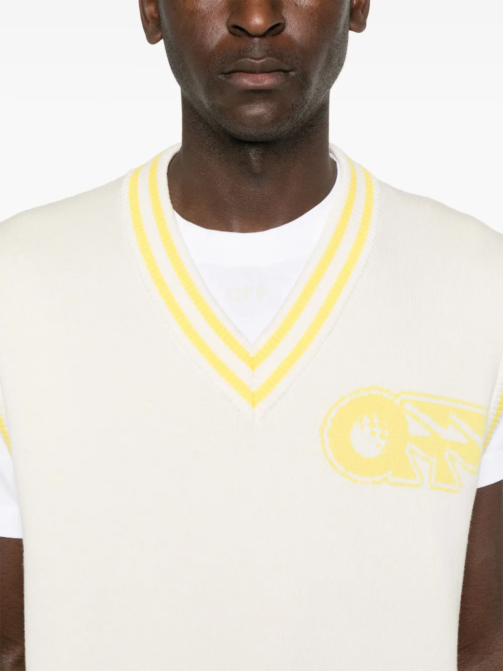 Off-white Golf Vest In White