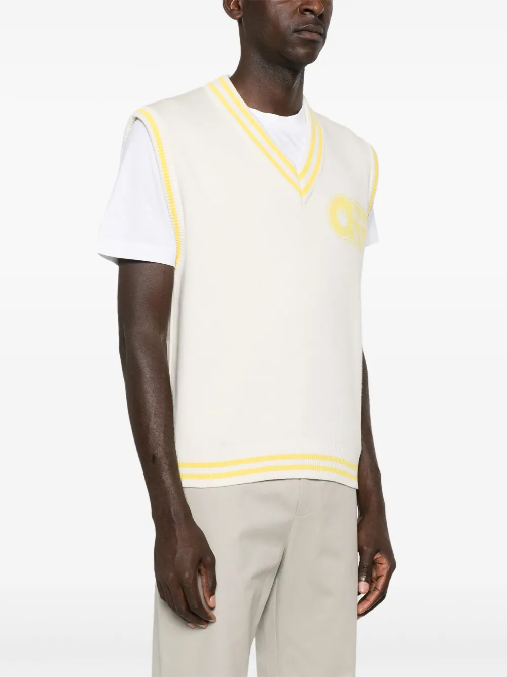 Off-white Golf Vest In White