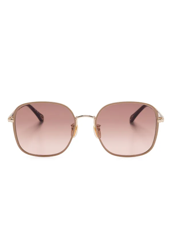 Chloe gold sunglasses on sale