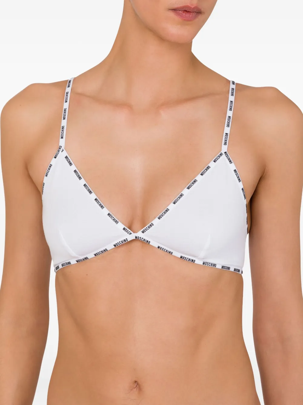 Moschino logo-trim bra | Image 2
