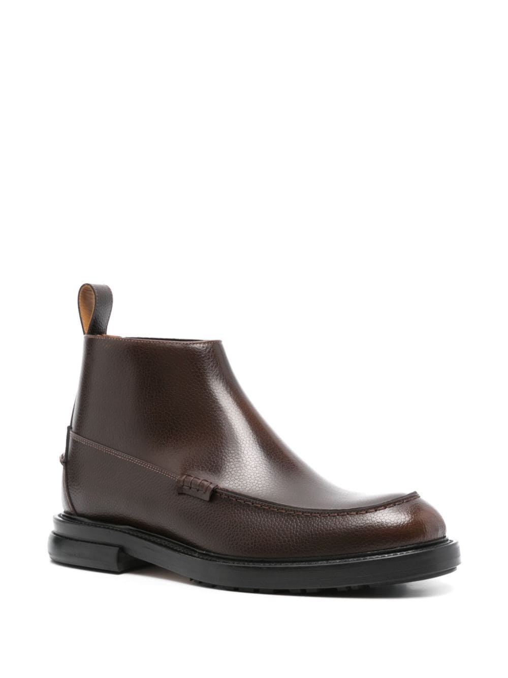 Paul Smith leather ankle boots - Bruin