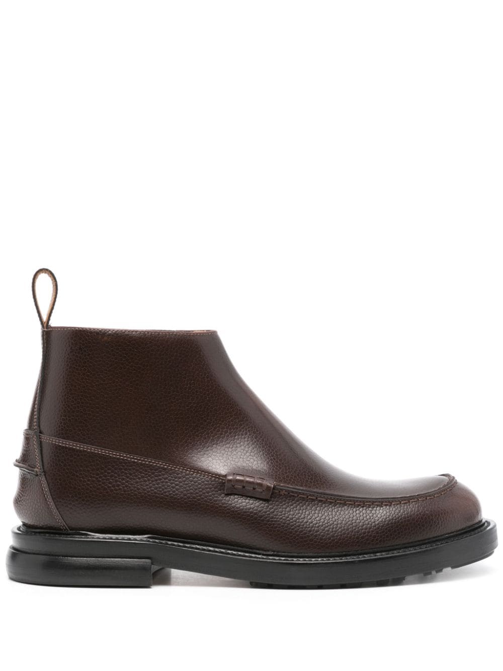 Paul Smith leather ankle boots Brown