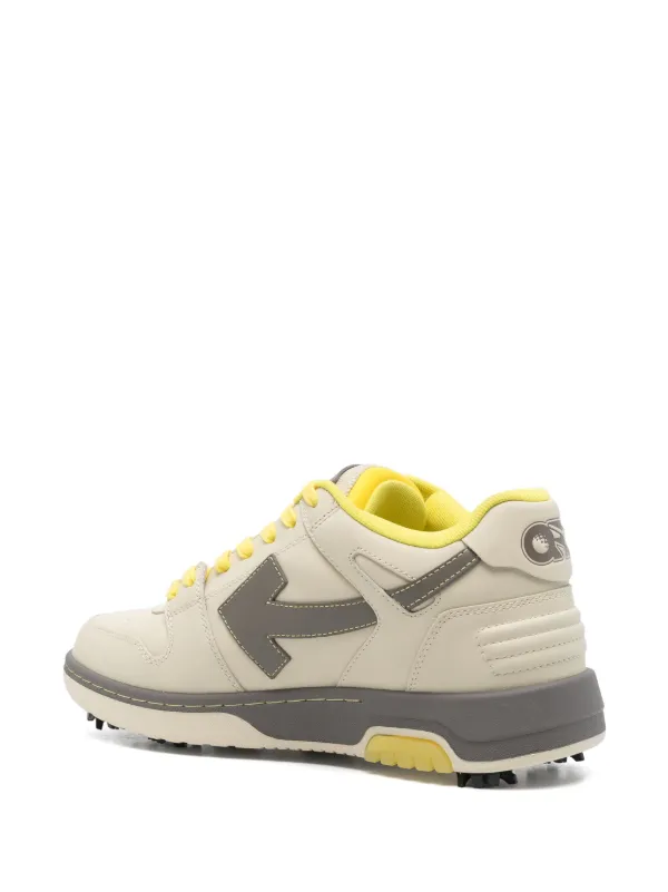Off-White Men\'s Athletic Sneakers in Gray and Yellow Accent Off-White™ Sneakers for Men: For Walking, OOO and Low Top main image 3