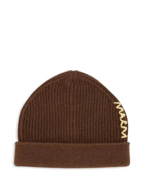 Marni virgin wool beanie hat