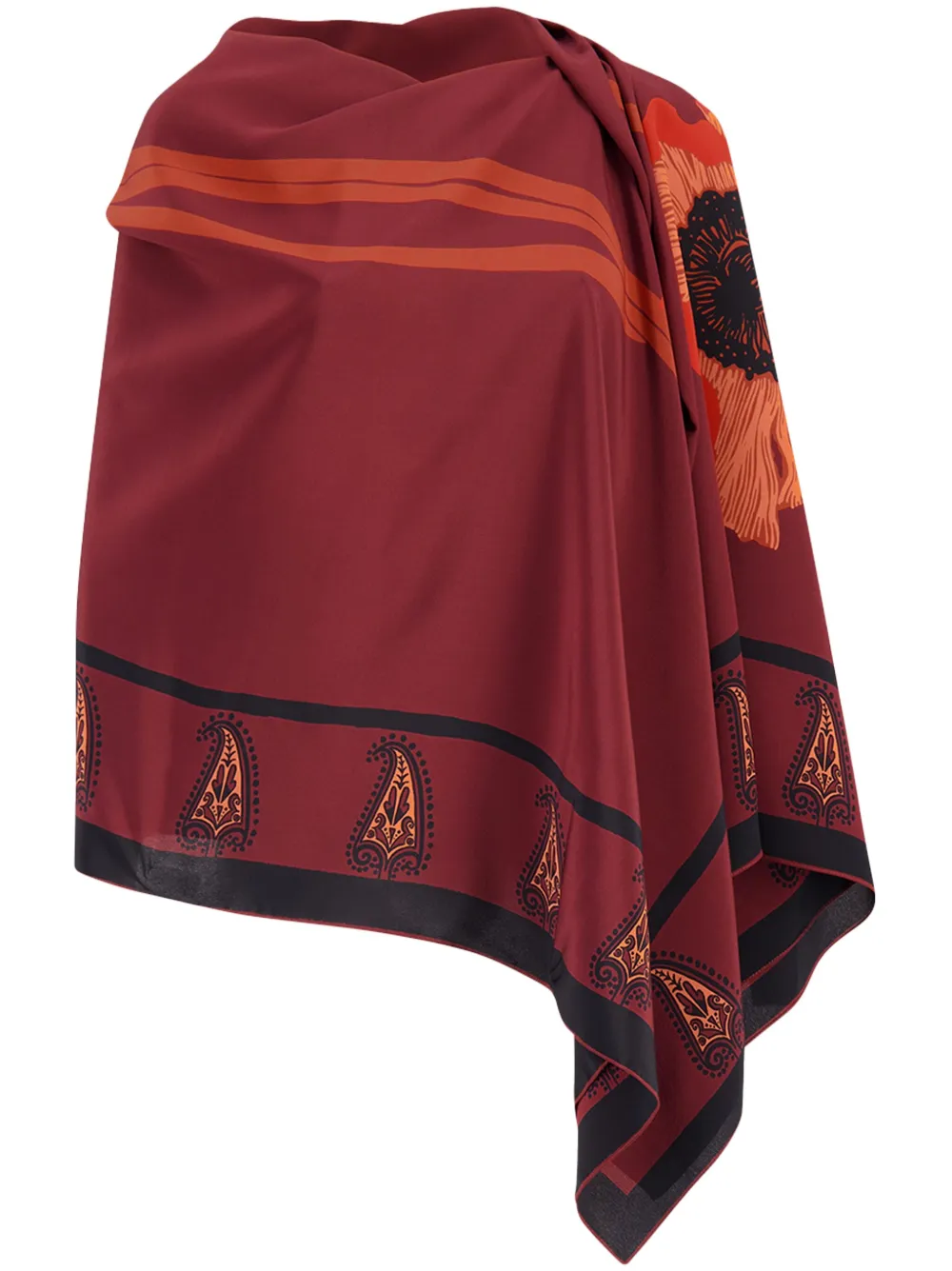 Rapsodia De Amapola shawl