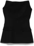 Ioana Ciolacu corset-style top - Black