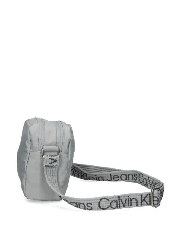 Calvin Klein Jeans logo-print Crossbody Bag Grey FARFETCH IN