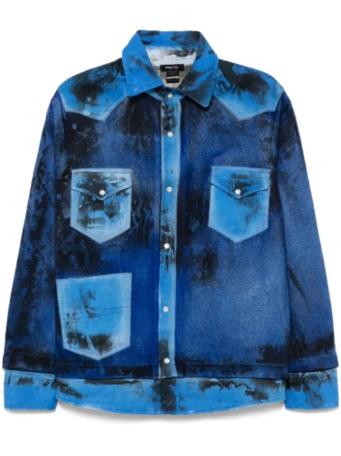 Avant Toi abstract-print overshirt