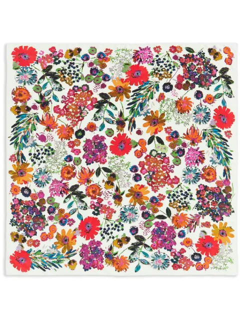 Bimba y Lola floral-print scarf