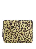 Bimba y Lola animal-print 13.5"" laptop case - Yellow