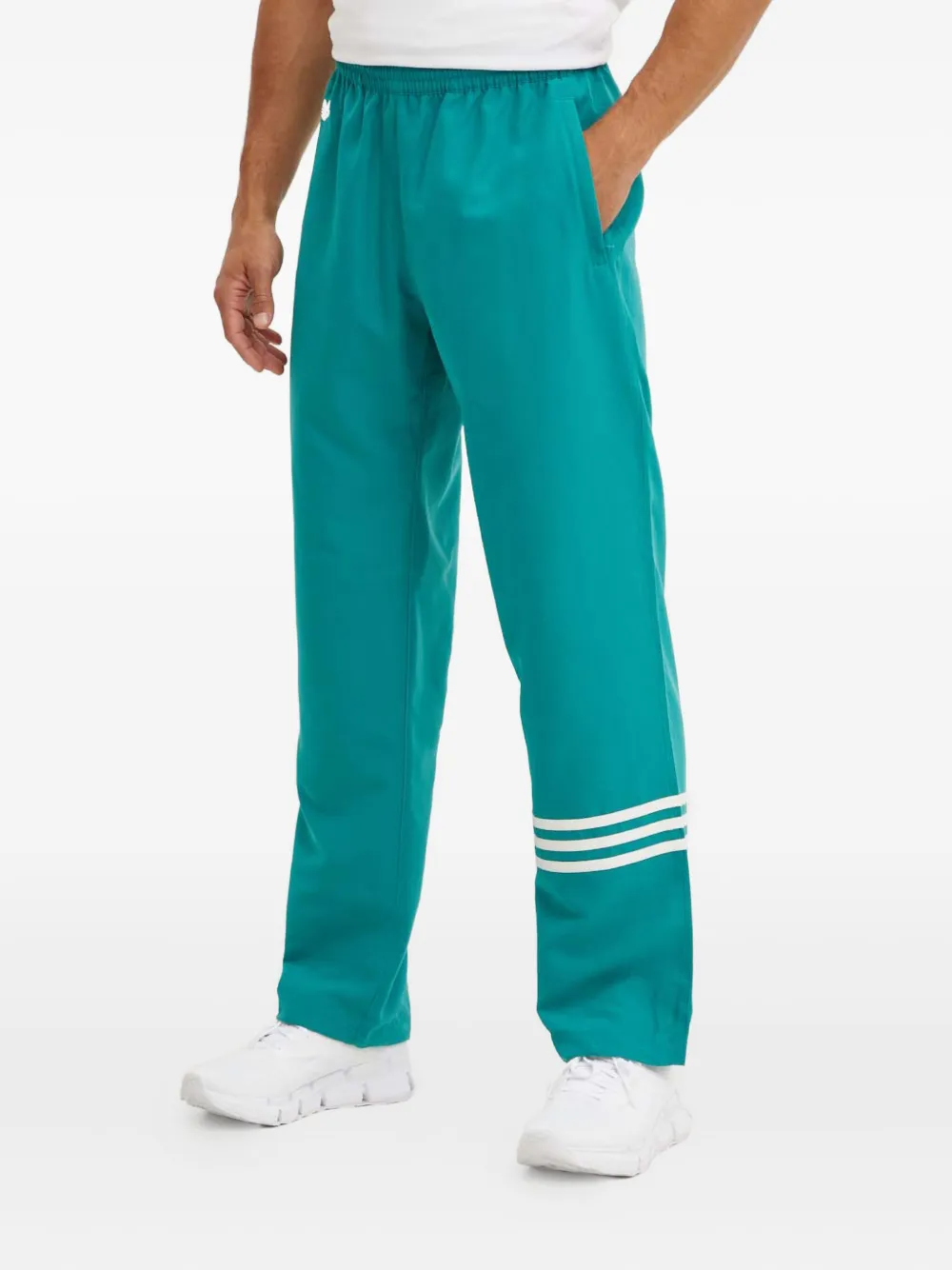 adidas Gazelle three-stripe-logo track pants - ブルー adidas Gazelle three-stripe-logo track pants - ブルー
