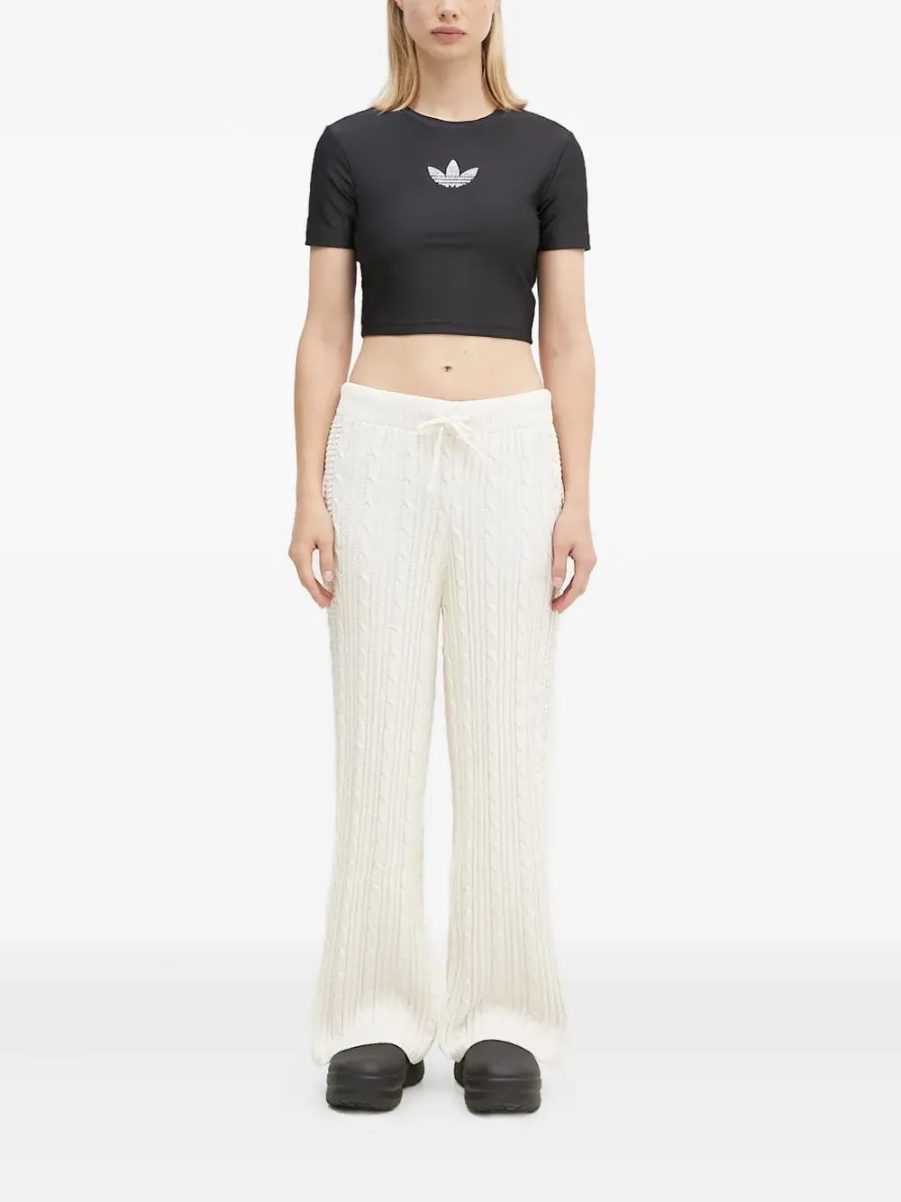 adidas crystal-embellished short-sleeve T-shirt | T-Shirts & Jersey Shirts | Image 2