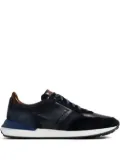 Magnanni suede leather-panel sneakers - Blue