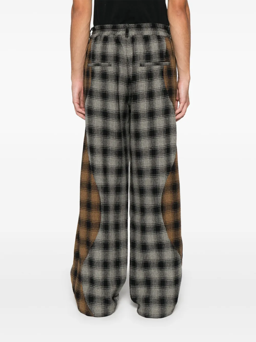 Song For The Mute Broek met tartan ruit Grijs