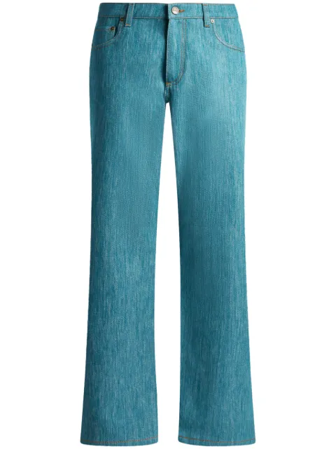 ETRO Pegaso-button jeans