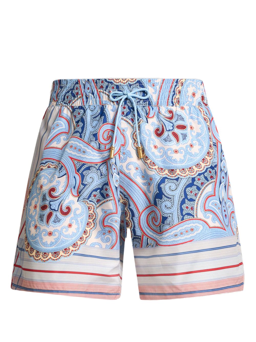 paisley-print swim shorts