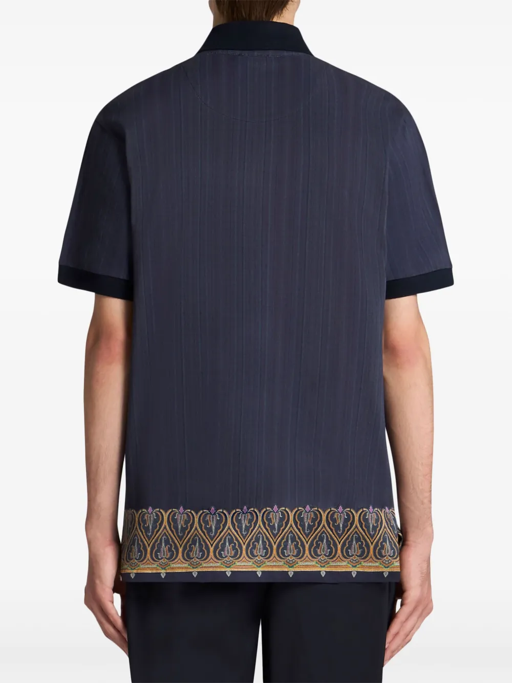 ETRO Gestreept poloshirt Blauw