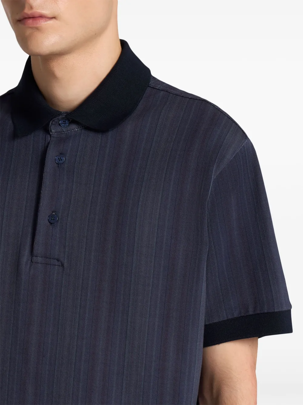ETRO Gestreept poloshirt Blauw
