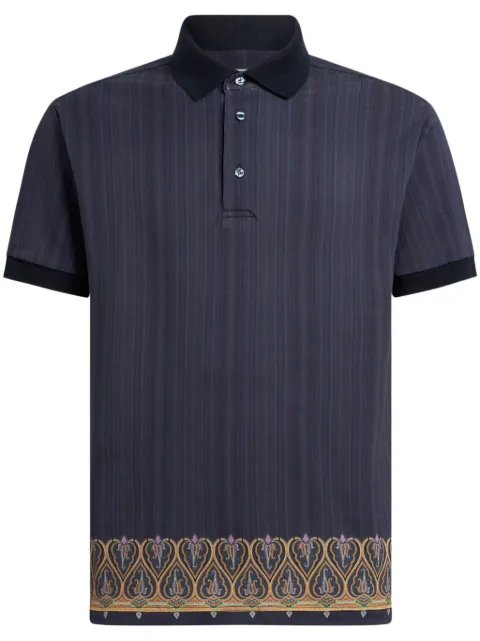ETRO striped polo shirt