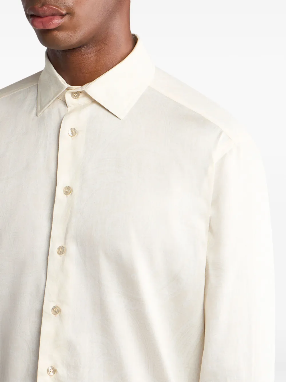 ETRO Overhemd met paisley-print Wit