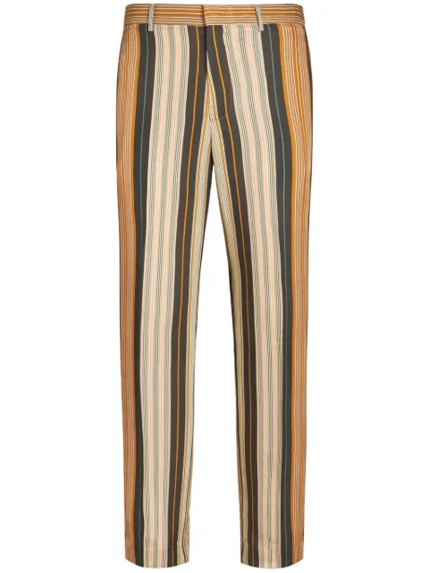 ETRO striped straight-leg trousers 