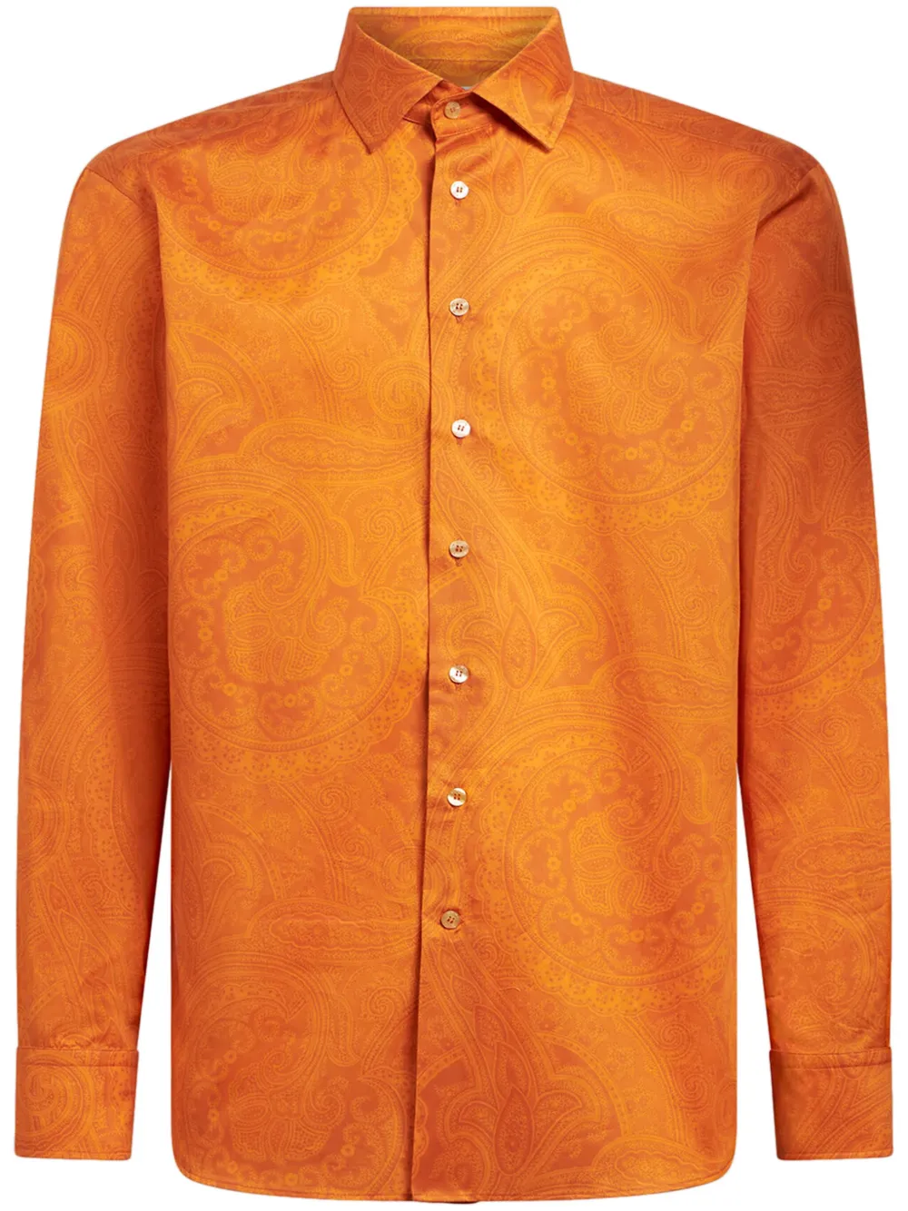 ETRO camisa con estampado de cachemira | naranja | Image 1