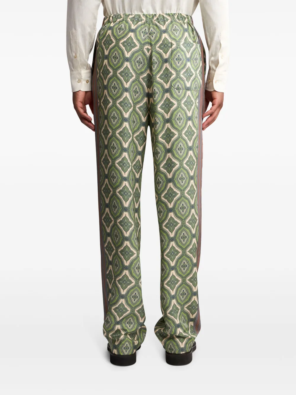 ETRO Broek in pyjama stijl Groen