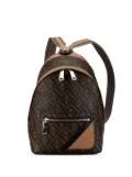 Fendi Pre-Owned 2000-2010 Small Zucca Coated Canvas Chiodo Diagonal backpack - Brown