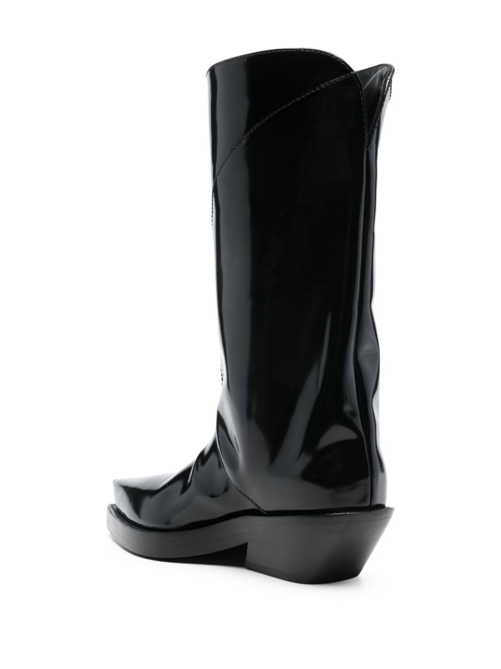 Mugler 55mm Santiag boots Black