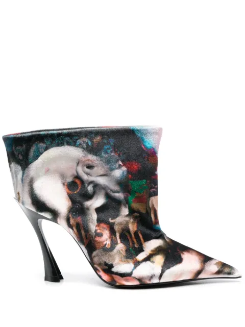 Mugler botas con tacón de 95mm de MUGLER x Ambera Wellmann 
