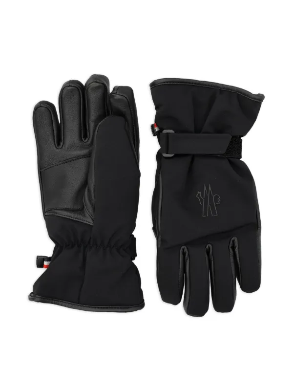 MONCLER GRENOBLE KIDS パデッドグローブ | ブラック | FARFETCH JP