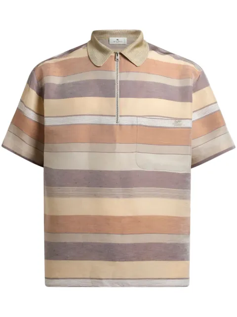 ETRO striped polo shirt
