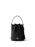 Prada mini leather bucket bag - Black