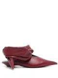 Mugler Knot Fang pumps - Red