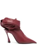 Mugler knot pumps - Red