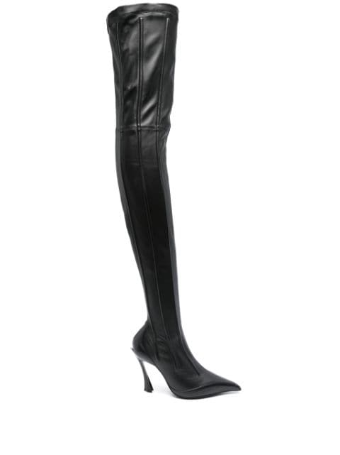 Mugler 95mm thigh-high boots