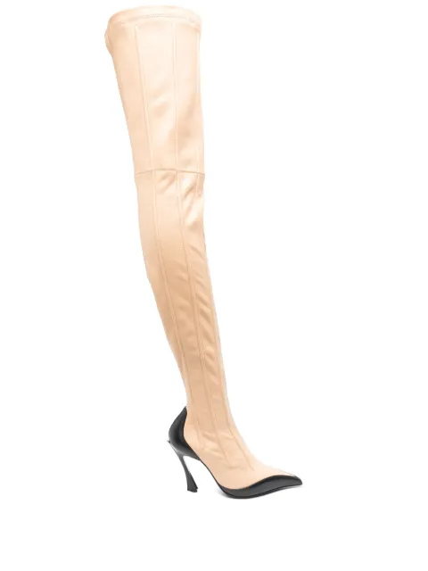 Mugler botas con tacón de 95mm