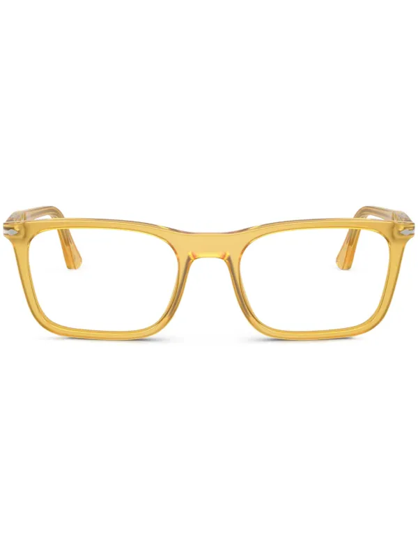 Persol クリア 眼鏡フレーム | イエロー | FARFETCH JP