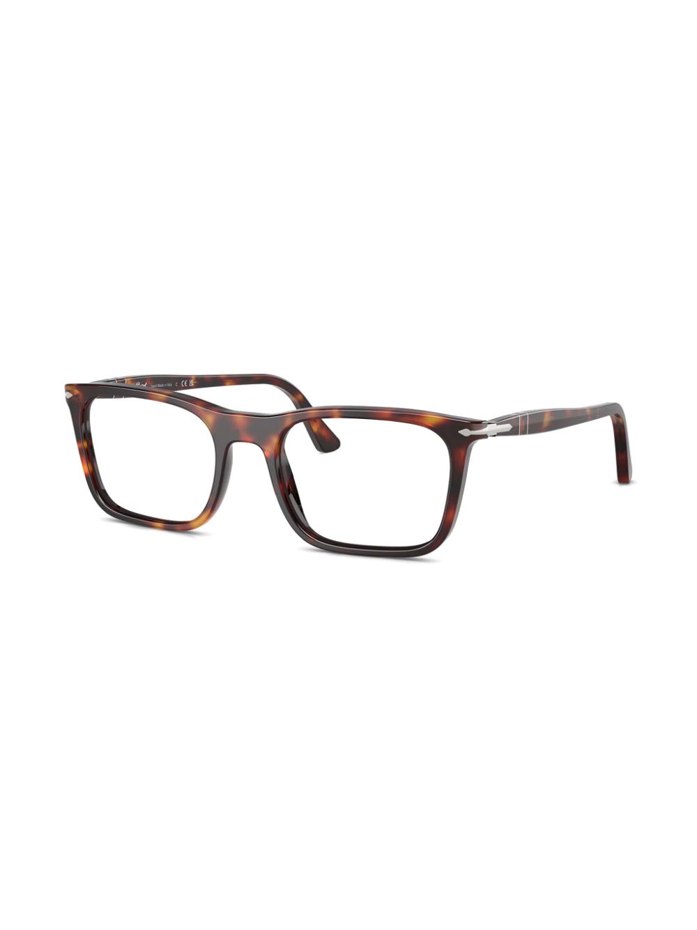 Persol Bril met rechthoekig montuur - Bruin